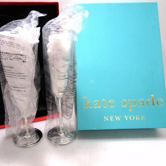 kate spade Other - Kate Spade ‘MR & MRS’ Champagne Set Lenox